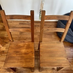 IKEA ダイニングチェア　2脚セットの画像