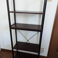 ラック付きデスク　一体分割両用の画像