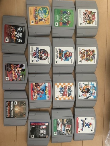 NINTENDO64本体+コントローラー5個+ソフト15個セット