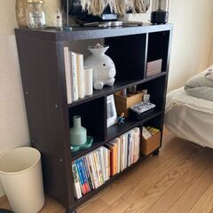 【値下げ】キャスター付きシェルフ（ニトリ・棚）の画像