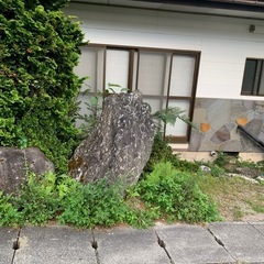 石と木の画像