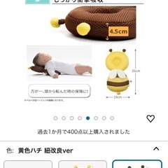 転倒防止 赤ちゃん リュック ベビーヘッドガード 可愛いすぎる転倒防止リュック ごっつん防止 の画像