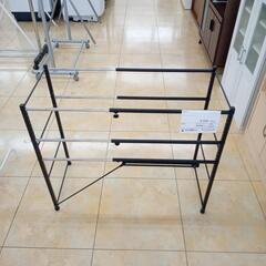 ★ジモティ割あり★  ラック 黒×シルバー W50～×D36×H69 クリーニング済み OJ5950の画像