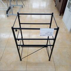 ★ジモティ割あり★  ラック 黒×シルバー W50～×D36×H...