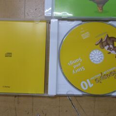 ◆お引取り限定/三重県/値引不可◆中古Disney ディズニー WORLD OF ENGLISH 教材 　STORY AND SONGS  CD 12枚（J-239）の画像