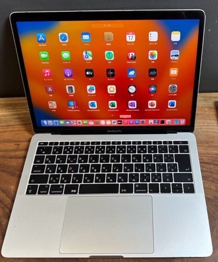 「新品バッテリー」Apple MacBook PRO Retina 13inch 2017/CPUi5 2.3GHZ/8GB/SSD256GB/Windows11/office2021