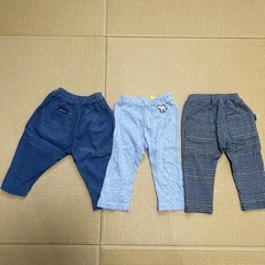 90㎝ズボン３点の画像