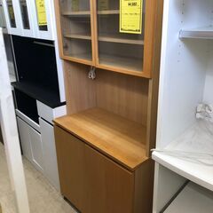 良品計画 無印良品 カップボード オープンタイプ ワゴン付き  ...