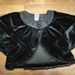 美品    ベロア風ボレロ   長袖トップス   サイズ130cmの画像