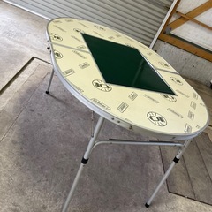 【1200円お値下げ中‼️‼️】コールマン オーバルBBQテーブル の画像