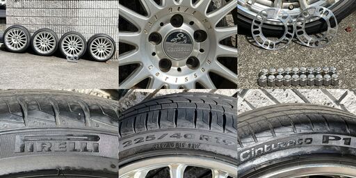 19インチ カールソン CR1/16EVO + ピレリ 225/40/R19 4本セット