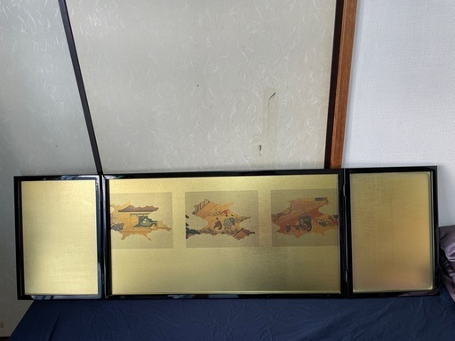 伝統工芸品　金沢箔】特製御屏風