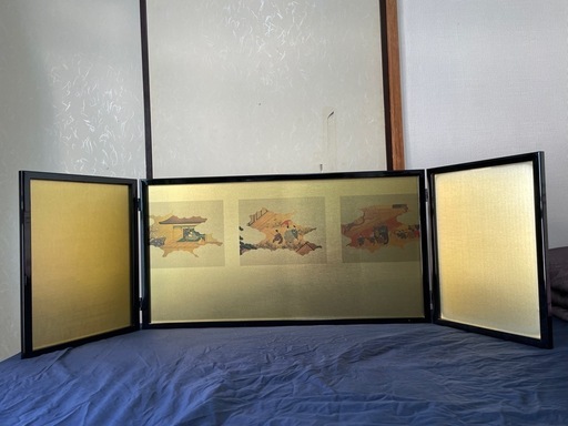 伝統工芸品　金沢箔】特製御屏風