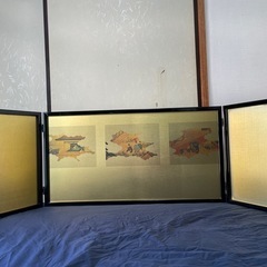 伝統工芸品　金沢箔】特製御屏風の画像