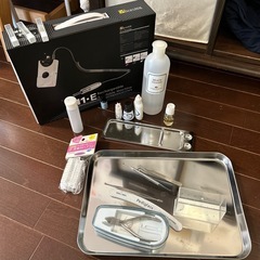 ネイルマシンほぼ新品ほかネイル用具一式