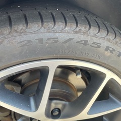 BBSホイールタイヤ　215\45r17 の画像