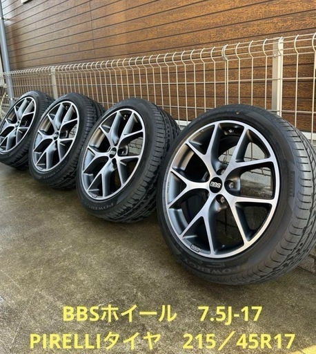 BBSホイールタイヤ　215\45r17