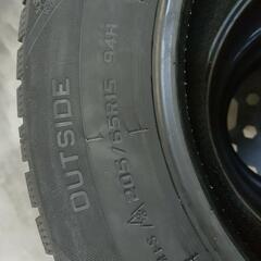 【新品 組替込み】スタッドレスタイヤ 205/65R15 ４本セット 組替え作業コミコミ価格の画像