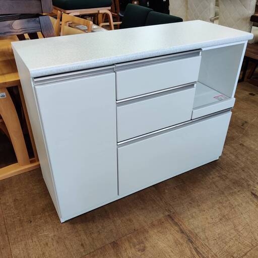 【愛品倶楽部柏店】NITORI (ニトリ) キッチンカウンター アルミナ2 120CT 2022年製