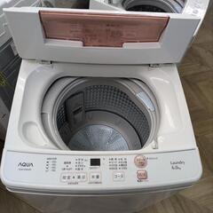 0025 AQUA 6kg全自動洗濯機 AQW-KS6H 2020年製の画像