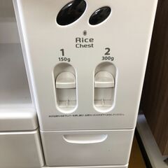 米びつ レンジ台 ライスチェスト　キッチン家具 炊飯器 食器棚 キッチン キッチンカウンタークリーニング済 堺市 石津【ジャングルジャングルサカイ石津店】の画像