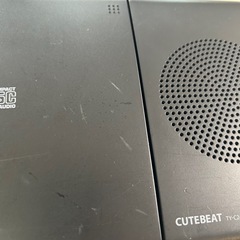 薄い！TOSHIBA東芝 TY-C24CDプレイヤーラジオプレイヤーブラック黒色の画像