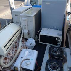 【水戸市 県営新原アパート】 退去時の風呂釜 瞬間湯沸し器 エアコン 撤去 取外し - 水戸市
