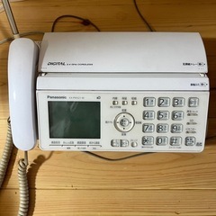 パナソニック　FAXつき電話機の画像