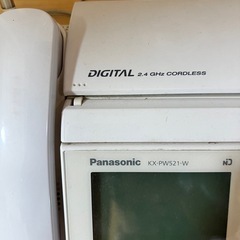 パナソニック　FAXつき電話機の画像