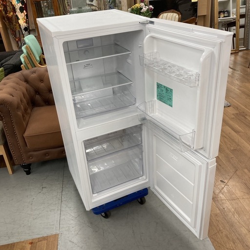 S144 ⭐ Haier 2ドア冷蔵庫（121L 右開き）23年製 JR-NF121B ⭐ 動作