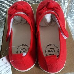 新品　B  de  R     べべ　18センチ　子供　靴　シューズの画像