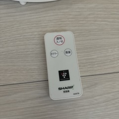 SHARP  プラズマクラスター　扇風機の画像