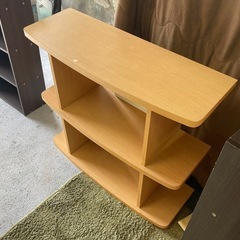 【リサイクルサービス八光】幅79.5㎝　3段　ベージュ　シェルフの画像
