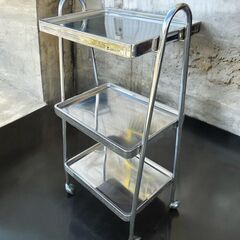 アンティーク/タカラベルモント/ステンレスワゴン/インテリア