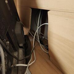 木製テレビラック差し上げます(解体済)の画像