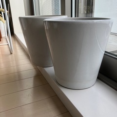 無印良品　植木鉢2個