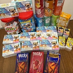 「決まりました」お菓子大量
