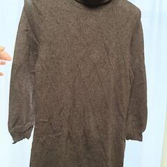 ウール混　ニットワンピース
