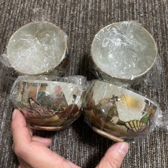 九谷白峰　湯呑み　4個セット　未使用品