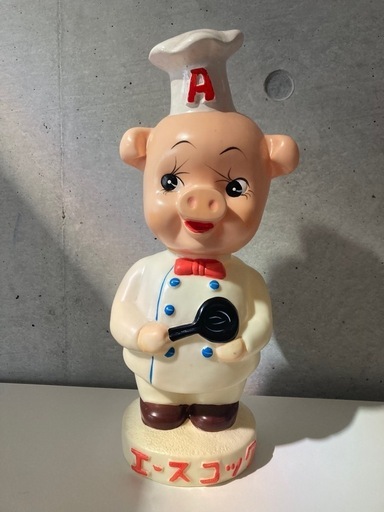 エースコック　豚　ソフビ人形　フィギュア