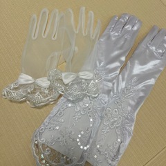 結婚式　ロング&ショートグローブ　花嫁