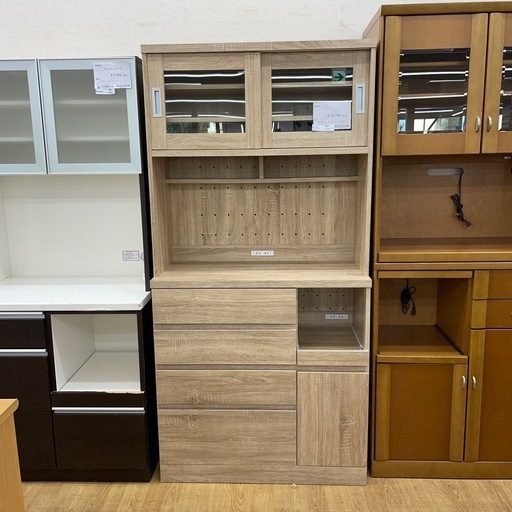 ★ジモティ割あり★   食器棚　クリーニング済み SJ7259