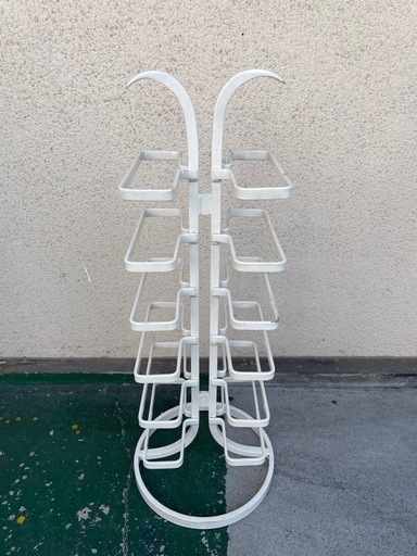 中古　ボトルラック　スチール　アイアン　ヴィンテージ