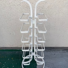 中古　ボトルラック　スチール　アイアン　ヴィンテージ