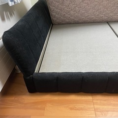 キングベッド　　マットレス付き　近隣送料込みの画像