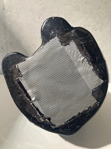 黒猫　猫置物　招き猫　貯金箱