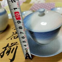 未使用品　乃りたけ　茶器揃  急須 と蓋付き湯呑み5つの画像