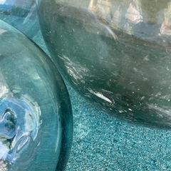 中古　ガラス　浮き球　インテリア　3点セット　レトロの画像
