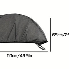 【新品】車用網戸ウインドーネット 2枚入 虫よけ 換気 遮光サンシェ mhyの画像