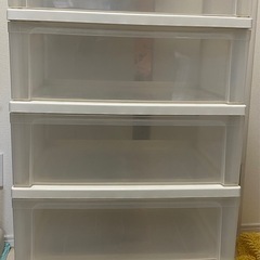 プラスチックチェスト　5段(収納・引き出し)